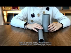 อุตสาหกรรมท่อไร้รอยต่อ TUV สแตนเลสพร้อมการรักษาพื้นผิวอบอ่อน